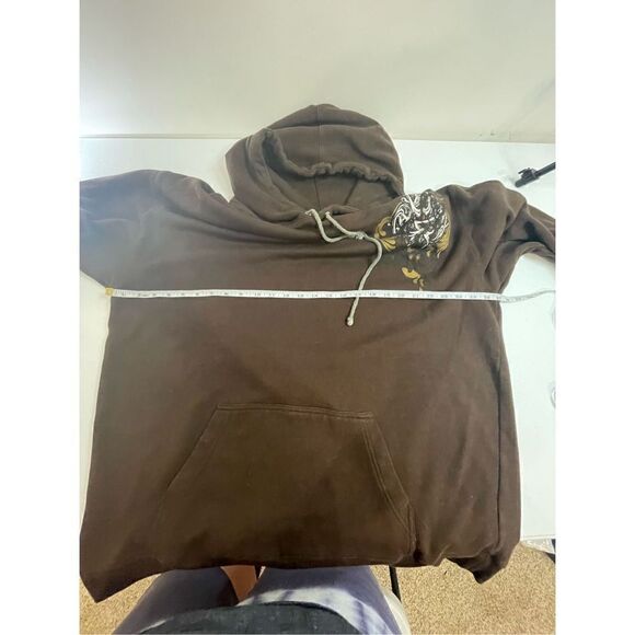 Break Through 2XL brown hoodie - Picture 3 of 7
